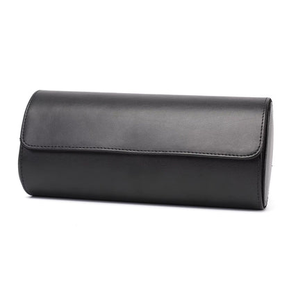 Premuim Black Leather Case - 3 Slots
