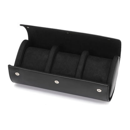 Premuim Black Leather Case - 3 Slots